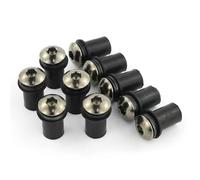 Vis De Carénage Kit Boulons Pare-Brise Moto pour Yamaha pour Tracer900 MT09 MT-09 FJ-09 FZ1 FZS1000, Écrous Fixation Et De Carénage Fixation Pare-Brise Moto(Titane)