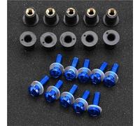 Vis De Carénage Kit De Vis De Pare-Brise Moto pour Yamaha XT660 XR, XT600 ZZE, XT600E, XT690Z, Fixation De Pare-Brise, Écrous De Carénage Fixation Pare-Brise Moto(Bleu)