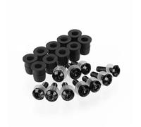 Vis De Carénage Kit Vis Pare-Brise Moto pour Yamaha YZF R6 YZF-R6 YZFR6 R6 1999-2004, Écrous De Fixation De Pare-Brise Et Boulons De Carénage Fixation Pare-Brise Moto(Noir)