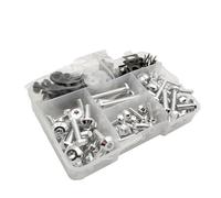 Vis De Carénage Pare-Brise Boulons De Fixation pour Pare-Brise Moto pour PCX 125/150 Kit D'écrous, Clips, Vis, Joint Montage Et Fixations pour Carénages(Argent)