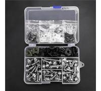 Vis De Carénage pour Moto pour K&awasaki pour Versys 650 pour Ninja 650R 1000 Z750 Z1000 ZZR600 Kit De Vis Et Écrous De Pare-Brise Kits De Boulons De CaréNage(Argent)