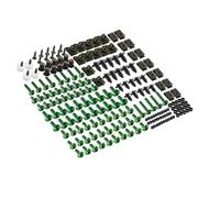 Vis De Carénage pour Motos pour, pour CB400SF, pour CB 1300, 600, 900, pour Hornet pour CBR1100XX Kit De 155 Vis De Carénage Boulons et Vis(Vert)