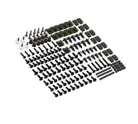 Vis De Carénage pour Motos pour, pour CB400SF, pour CB 1300, 600, 900, pour Hornet pour CBR1100XX Kit De 155 Vis De Carénage Boulons et Vis(Noir)