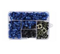 Vis De Carénage pour Suzuki Hayabusa GSX1300R Katana V-Strom DL SV 650 250 1000XT 1000 XT GSX 1300R Bandit 600 Fixations de carénage(Bleu)