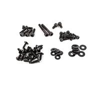 Vis de carénage STR8 acier, noir pour MBK Booster Rocket/Yamaha BW's