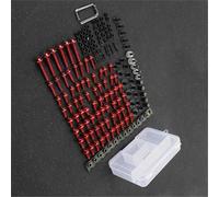 Vis de carrosserie Accessoires Moto Carénage Pare-brise Boulons Pour H-ONDA VT1100C SPIRIT C2 SABRE Pour SHADOW AERO ACE TOURER Kit Clips Corps Vis Écrous(Rosso)