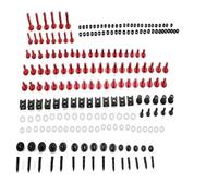 Vis de carrosserie Boulons De Carénage De Carrosserie De Moto Universels Pour H-ONDA NC700S NC700X NC750S NC750X NSR125 NSR250 NX650 Dominator RC51 1988-2023 2024 Accessoires(Rosso)