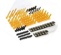 Vis de carrosserie Kit Complet De Boulons Carénage, Vis Et Fixations Pour Moto Pour H-ONDA XRV750 L-Y AFRICA TWIN 1990-1996 1997 1998 1999 2000 2001 2002 2003(Yellow)