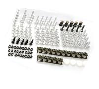 Vis de carrosserie Kit Complet De Boulons Carénage, Vis Et Fixations Pour Moto Pour H-ONDA XRV750 L-Y AFRICA TWIN 1990-1996 1997 1998 1999 2000 2001 2002 2003(Silver)