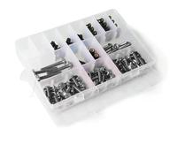 Vis de carrosserie Kit Complet De Boulons De Carénage Pour Moto Pour H-ONDA CTX 700 750 1300 Pour Deauville 600 700 NT700V FMX CX 650(Silver)