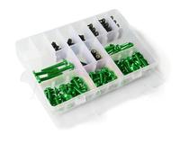 Vis de carrosserie Kit Complet De Boulons De Carénage Pour Moto Pour H-ONDA CTX 700 750 1300 Pour Deauville 600 700 NT700V FMX CX 650(Green)