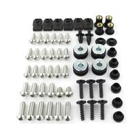 Vis de carrosserie Kit De Boulons Carénage Moto Pièces Modifiées Pour Pour Suzuki TL1000S 1997 1998 1999 2000 2001 Ensemble Vis Fixation Pare-brise(Silver)