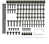 Vis de carrosserie Kit De Boulons Carénage Pare-brise Moto Pour H-ONDA GL1500A GL1500SE Gold Wing SE NT700V NT1100 NT700VA ABS Pièces Modifiées(Grey)