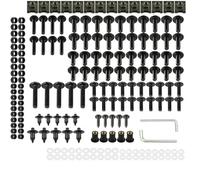 Vis de carrosserie Kit De Boulons Carénage Pare-brise Moto Pour H-ONDA GL1500A GL1500SE Gold Wing SE NT700V NT1100 NT700VA ABS Pièces Modifiées(Nero)