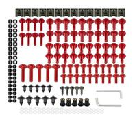 Vis de carrosserie Kit De Boulons Carénage Pare-brise Moto Pour H-ONDA GL1500A GL1500SE Gold Wing SE NT700V NT1100 NT700VA ABS Pièces Modifiées(Rosso)