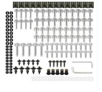 Vis de carrosserie Kit De Boulons Carénage Pare-brise Moto Pour H-ONDA GL1500A GL1500SE Gold Wing SE NT700V NT1100 NT700VA ABS Pièces Modifiées(Silver)