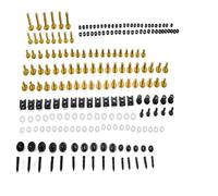 Vis de carrosserie Kit De Boulons De Carénage De Pare-brise De Moto Pour SUZUKI TL1000 TL1000S TL1000R VX800 L/M/N/R/T Pour KATANA GSX600F GSX750F GSXS1000 1983-2024 Pièces De Moto(Yellow)
