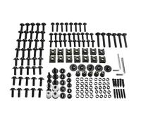 Vis de carrosserie Kit De Boulons Et Écrous Carénage Moto Pour F800S F800ST F850GS Pour ADVENTURE F900R F900XR Clips Fixation Carrosserie À Vis(Nero)