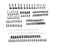 Vis de carrosserie Kits De Boulons De Carénage De Moto Vis De Carrosserie Écrous Pour KAWASAKI EX250 EX300 Pour NINJA EX500R GPZ250 GPZ500S Pour GTR1400 CONCOUR 1983-2022 2023 2024(Grey)