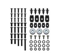 Vis de carrosserie Moto Compatible Avec Honda GL1800 GOLDWING 2001-2018 Kit Complet De Visserie De Carénage Pare-brise Vis Et Clips(Noir)