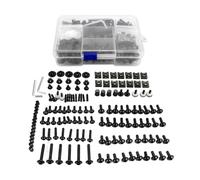 Vis de carrosserie Moto Compatible Avec Honda Pour CTX 700 750 1300 Deauville 600 700 NT700V FMX CX 650 Kit Boulons Carénage Moto Écrous Vis Clips(Noir)