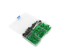Vis de carrosserie Moto Compatible Avec Kawasaki Pour Z Z750 Z400 Z900 Z900rs Z800 Z1000 Z650 Z1000sx Z250 Kit Boulons Carénage Moto Vis Et Écrous Carrosserie(Green)