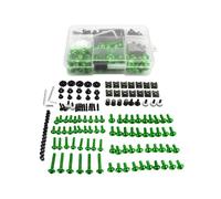 Vis de carrosserie Moto Compatible Avec Yamaha Pour XJR FJR 1300 1200 FZR 1000 TMAX 530 500 2012 2013 2014 2015 Moto Carénage Vis Boulon Pare-brise(Green)