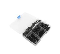 Vis de carrosserie Moto Compatible Avec Yamaha Pour Xmax Xvs 650 1100 Aerox 50 155 Raptor 700 Ltz 400 Xmax300 Kit Boulons Carénage Moto Vis Écrous Carrosserie(Noir)