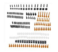 Vis de carrosserie Pour H-ONDA ST1300 ST1300A VARADERO 125 1000 XL125 XL125V XL1000 XL1000V 1999-2024 Kit De Boulons De Carénage Complet De Moto Clips De Carénage Complets Écrous(Orange)