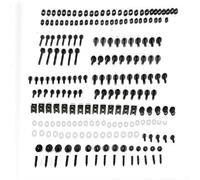 Vis de carrosserie Pour H-ONDA ST1300 ST1300A VARADERO 125 1000 XL125 XL125V XL1000 XL1000V 1999-2024 Kit De Boulons De Carénage Complet De Moto Clips De Carénage Complets Écrous(Nero)
