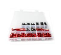 Vis de carrosserie Pour SYM CRUISYM 150 180 300 CRUISYM GTS 300 300i MAXSYM 400 400i 600 600i Moto Pare-brise Corps Carénage Boulons Vis Écrous(Rosso)