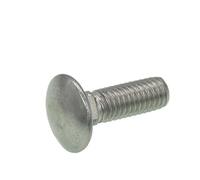 Vis de chariot à tête ronde et col carré en acier inoxydable 304, 1/2/5/20/50 pièces, M3 M4 M5 M6 M8 M10 M12(20mm,M5 (5PCS))