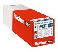 Vis de charpente - FISCHER - PowerFast FPF II WTP 8,0x160 - Zingué - Tête Disque - Torx