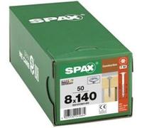 Vis de charpente tête ronde Spax Wirox 8 x 140 mm filetage partiel - 50 pièces