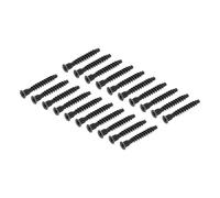 Vis de connexion autotaraudeuses hexagonales fraisées M5 M6.3 M7-acier au carbone noir, 20-100 pièces for l'assemblage de meubles(50Pcs M7x70mm)