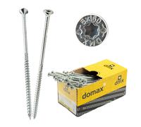 DMX - Torx - Lot de 50 vis à bois - Pour panneaux d'aggloméré - Vis 8,0 x 220 - Vis de construction - Vis pour terrasse - Torx - Vis de construction en bois - Vis à tête fraisée