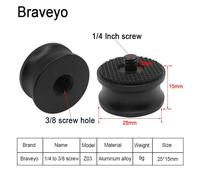 Vis de Conversion de photographie pour appareil photo,1/4 à 3/8 pouces,trépied,adaptateur de montage à tête sphérique,en aluminium,vis à dégagement rapide pour Dslr - Type Z03 1PC