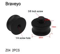 Vis de Conversion de photographie pour appareil photo,1/4 à 3/8 pouces,trépied,adaptateur de montage à tête sphérique,en aluminium,vis à dégagement rapide pour Dslr - Type Z04 2PCS