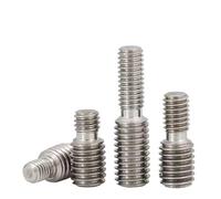 Vis de conversion double, changement de diamètre de filetage, réducteur de filetage externe, boulon en acier inoxydable 304(M5x6 - M6x6)