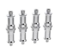Vis de Conversion Lot de 4 en Acier Inoxydable 1/4 à 3/8 | Argenté, Format Compact et Léger, pour Flash et Éclairage, Usage Interview et Vidéo