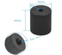 Vis de conversion pour budgétaire,adaptateur d'appareil photo reflex numérique,rotule de trépied,accessoire de photographie,1/4 à 1/4,3/8 pouces figuré,M5,M6,M8,M10 - Type R M4 to 1 4 Thread