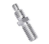 Vis de Conversion Trépied à tête sphérique Monopied 1/4 3/8 Vis de trépied à Double Usage pour équipement Photographique - Argent