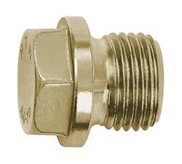 Vis de fermeture, hexagonale et taille, G 1, SW 27, acier inoxydable 1.4571 - Pression de travail max. 60 bar, tampon de fonctionnement. Charge maximale : 150°C