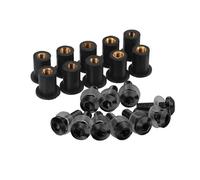 Vis de Fixation 10 Vis M5 Carénage Moto pour XL1000/V/Pour Varadero pour XL 1000 1999-2013(Noir)