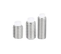 Vis de fixation à tête plate hexagonale en acier inoxydable 304, en plastique et nylon, à extrémité convexe, M2 M2.5 M3 M4 M5 M6 M8 M10 M12 M16(12mm,1pc M16)