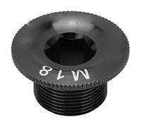 Vis de fixation de cache-manivelle CANSUCC M18 pour VTT, antirouille. (Noire)