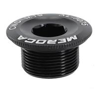 Vis de fixation en alliage d'aluminium pour manivelle de vélo de route, filetage M19 M20, compatible avec les plateaux creux intégrés de IXF, LEBYCLE et PROWHEEL (M19 noir)