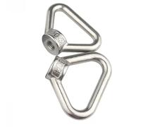 Vis de fixation en forme de triangle, Écrou à œil en acier inoxydable 304, anneaux filetés trapézoïdaux M8-M24 for boulons de poignée(M16)