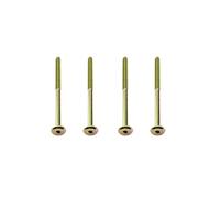 Vis de fixation M6 pour meubles, 6 mm x 120 mm, tête plate hexagonale, raccord pour meubles de lit