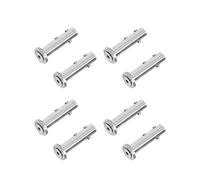 Vis de fixation métallique, raccord rambarde adapté fil acier 4-10mm, 8 pièces(4mm)